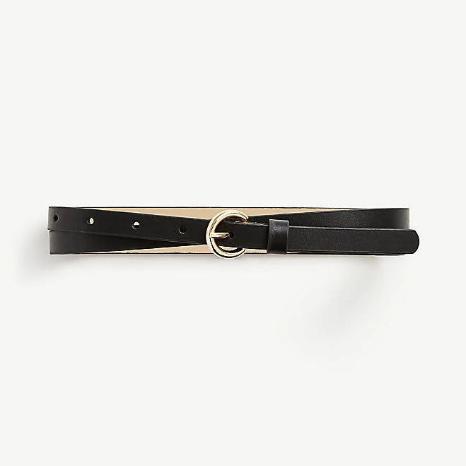Ann Taylor Skinny Leather Belt