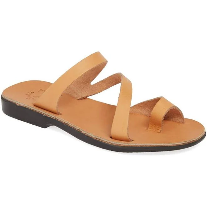 Jerusalem Sandals Women's Noah Leather Slide On Sandals