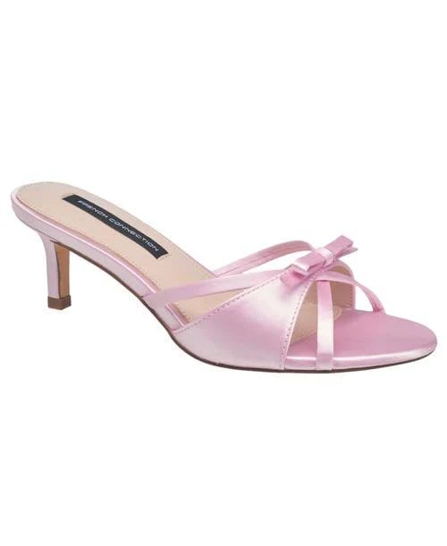 French Connection Camilla Satin Kitten Heel Pumps