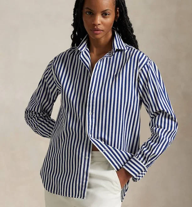 Ralph Lauren Women's Relaxed Fit Striped Shirt
