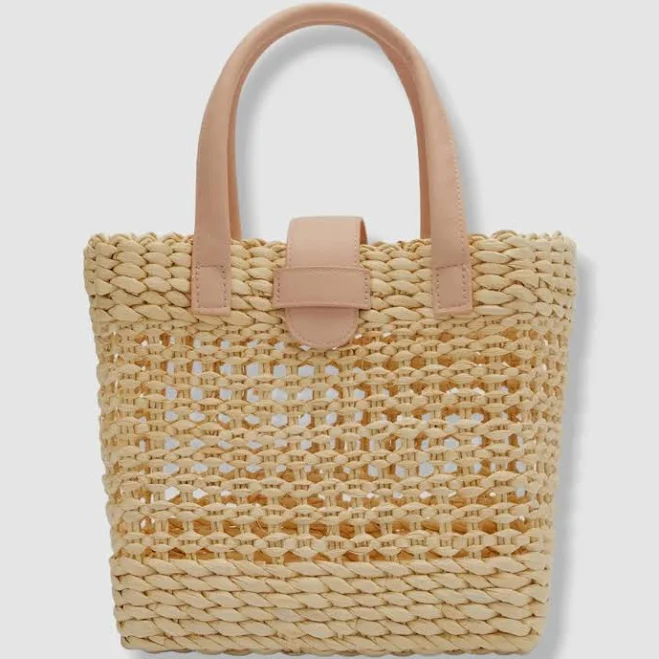 BTB Los Angeles Mini Jules Rattan Tote