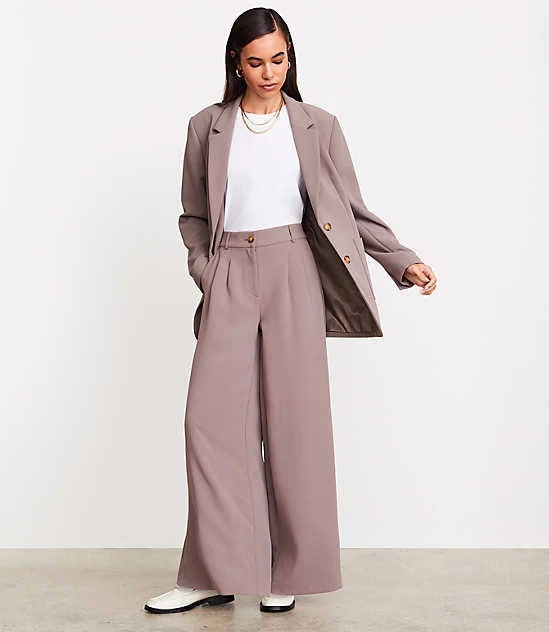 Loft Women's Versa Crepe Drape Oversized Blazer