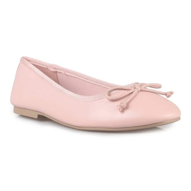 Soda Women's Bow Tied Ballet Flats