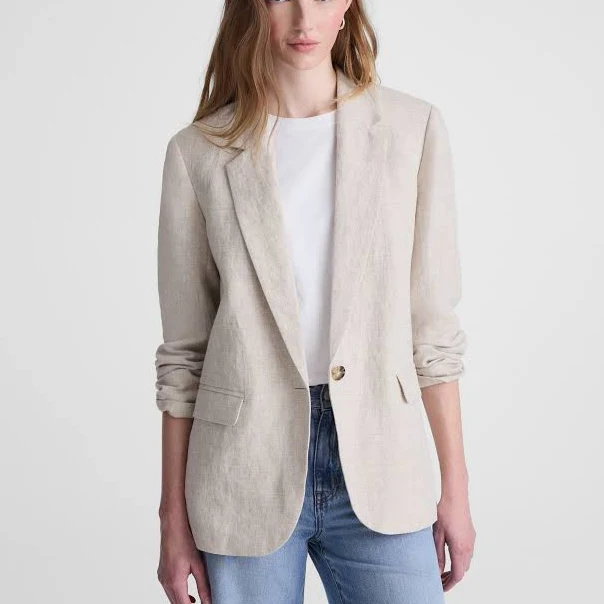 Madewell Women's Mercer Relaxed Linen Blazer