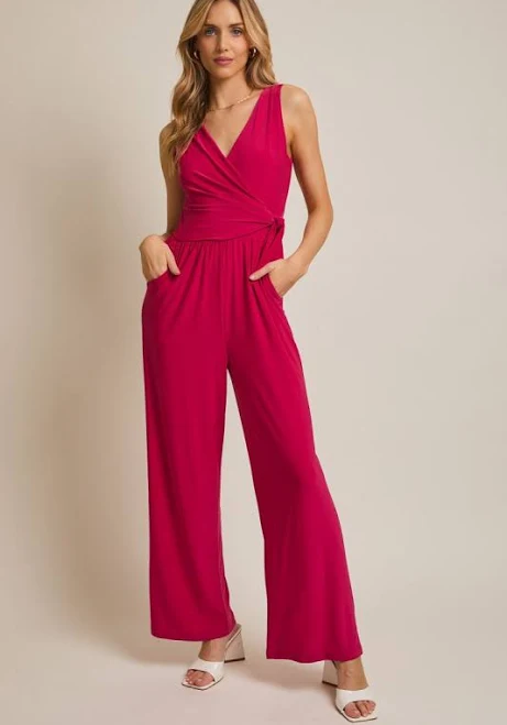 Wrap Tie Jumpsuit