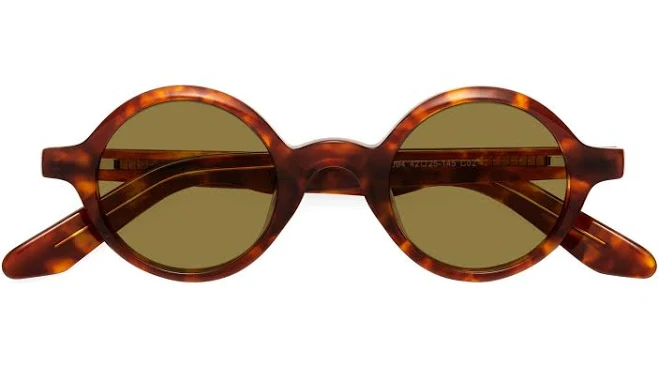 Retro-Vintage Acetate Round Sunglasses