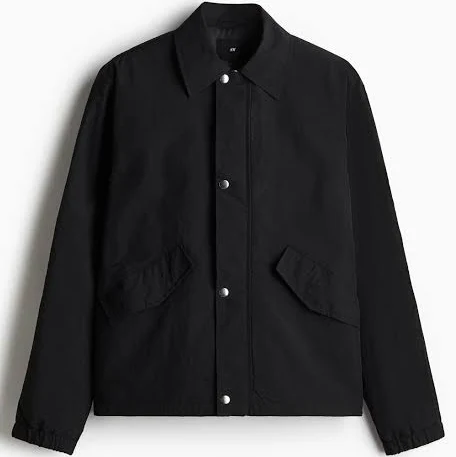 H&M Men's Regular Fit Nylon Utility Jacket