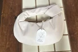 Brand New Vegan Leather Cream Alexandra Top Handle Bag By Melie Bianco