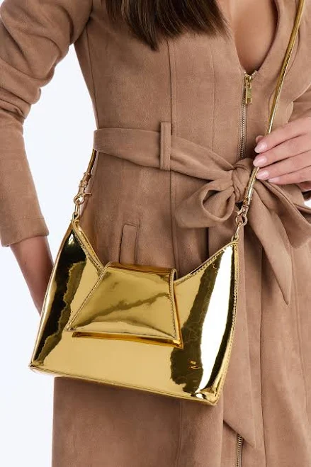 Fashion Nova Women's My Own Reflection Faux Leather Bag