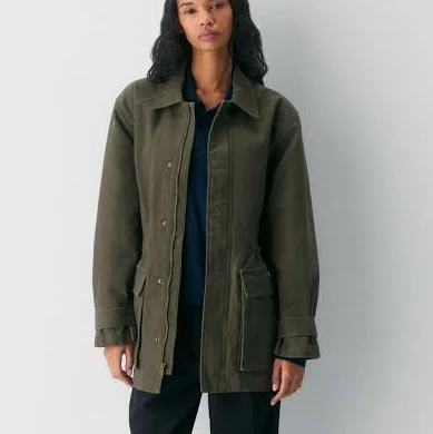 Tna Women's Jasper Field Jacket in Dark Olive | 2XS