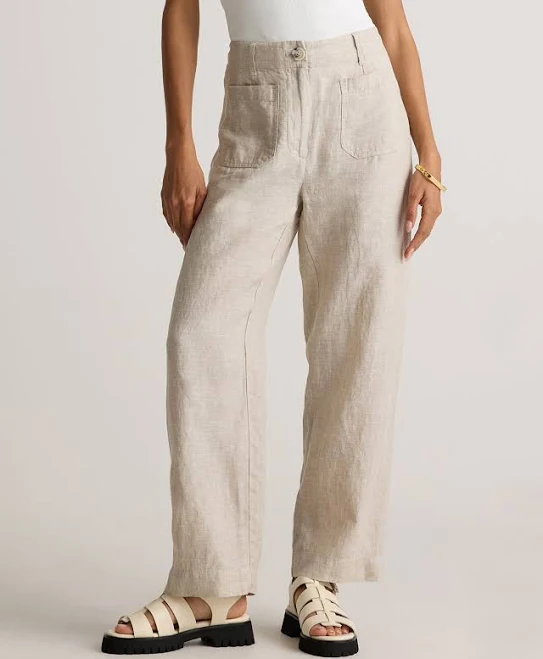 Quince Women's European Linen Wide Leg Pants