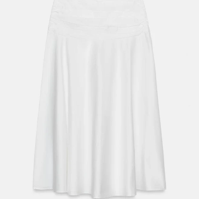 Zara Women's Voluminous Midi Skirt