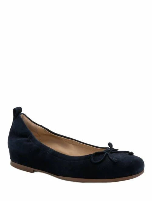ABEO Women's Cadence Bow Suede Ballet Flats