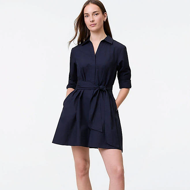 Ann Taylor Women's Belted Mini Shirtdress