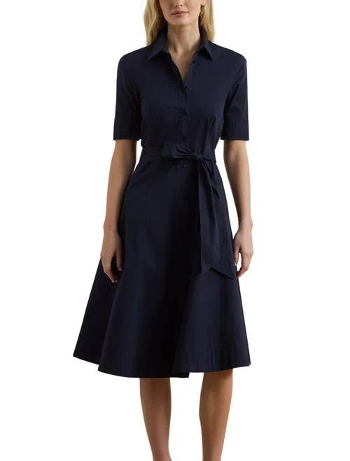 Lauren Women's Ralph Lauren Cotton-Blend Shirtdress Dress