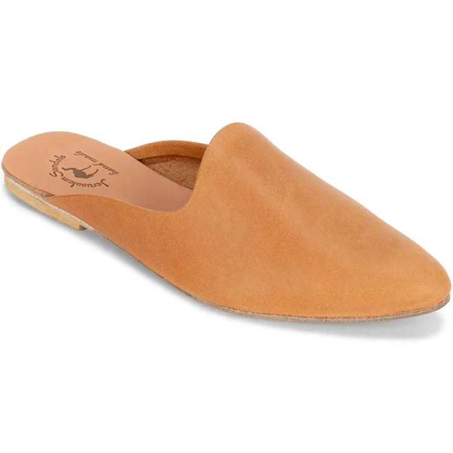Jerusalem Sandals Women's Pointed Toe Leather Mule