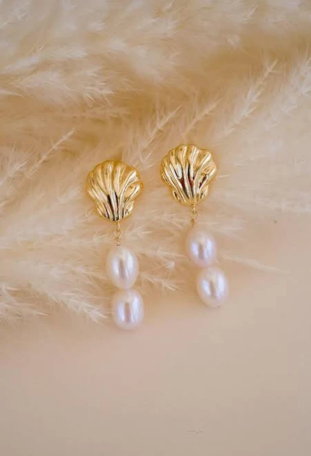Shelly Pearl Drop Earrings
