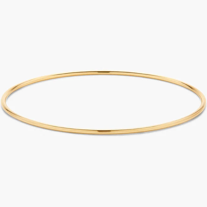Brook and York Women's Extra Thin Stackable Gold Bangle Bracelet