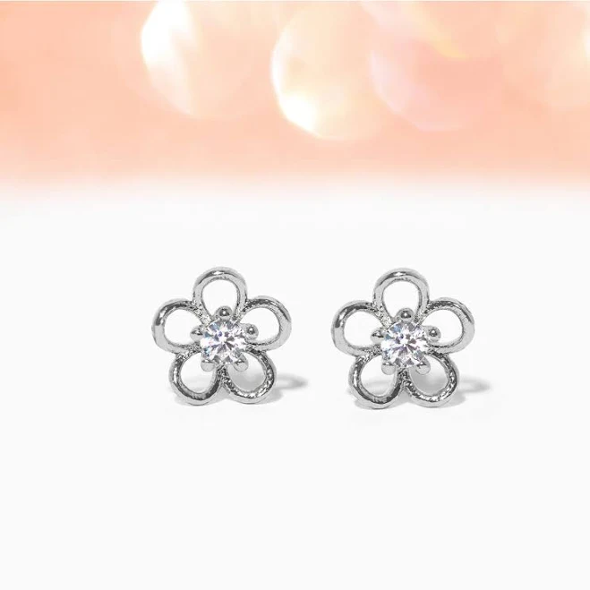 Girls Crew Teeny Tiny Flower Stud Earrings