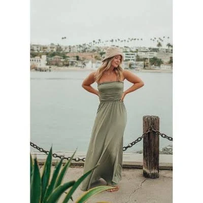 West K Women's Jones Strapeless Tube Maxi Dress