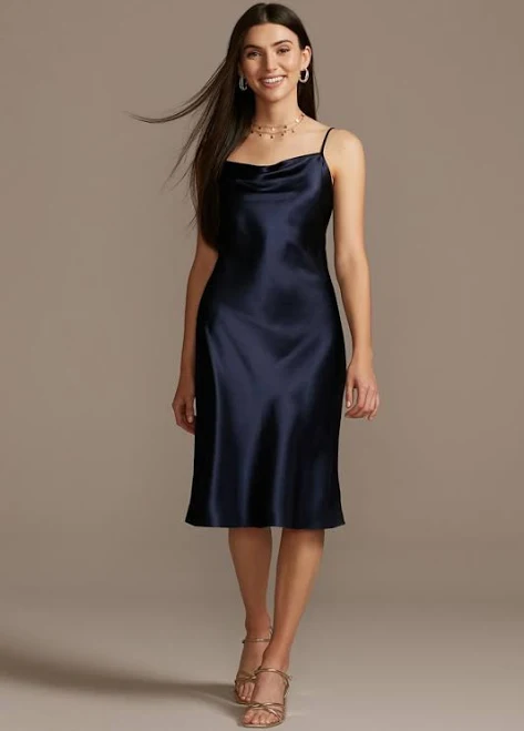 DB Studio Midi Satin Slip Dress