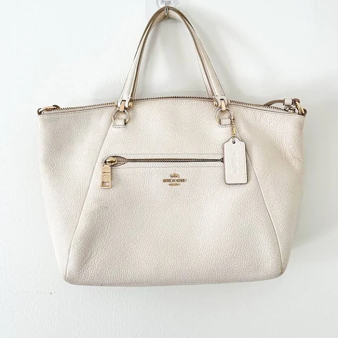 Coach Women's Pebbled Prairie Satchel