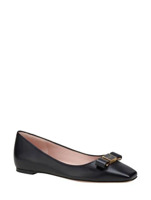 Kate Spade new york Women's Bowdie Leather Ballet Flats