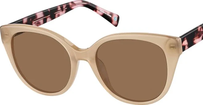 Zenni Women's Oversized Cat-Eye RX Sunglasses