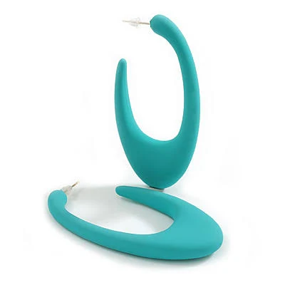 Acrylic Hoop Earrings