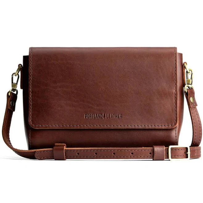 Portland Leather Goods Metro Crossbody Bag for Women – Handmade from the Finest Full-Grain Hides