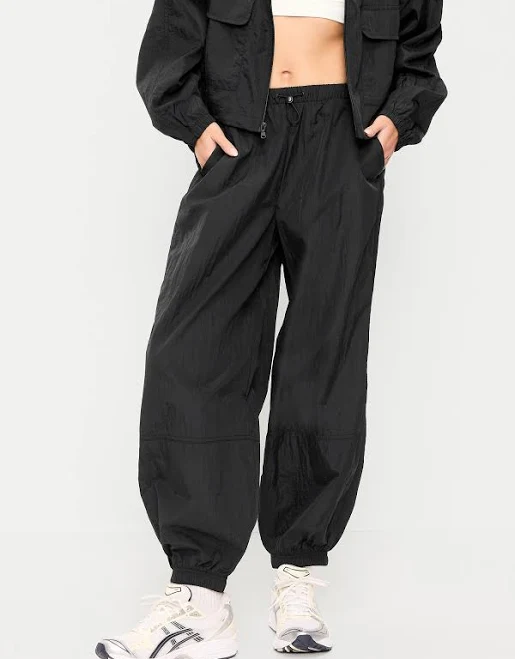 Old Navy Women's Pull-On Windbreaker Parachute Pants