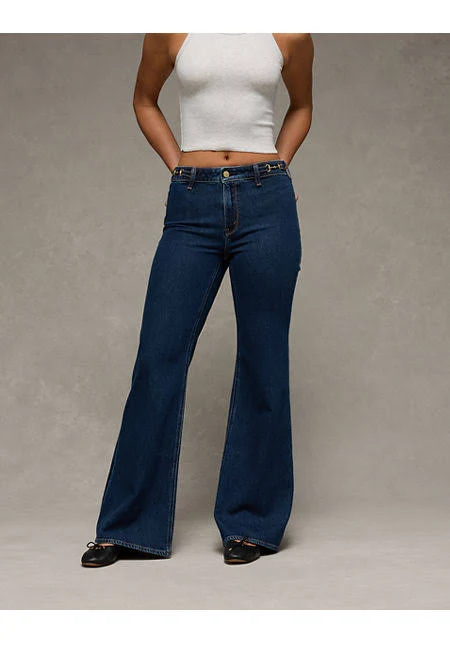 AE Women's High-Waisted Flare Jeans