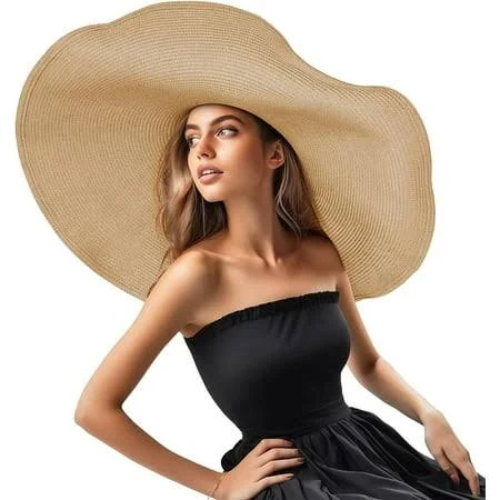Women's Oversized Straw Beach Hat