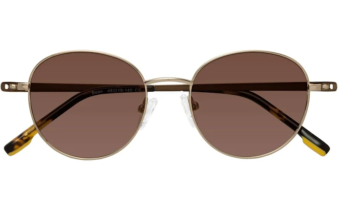 Retro-Vintage Metal Round Tinted Sunglasses