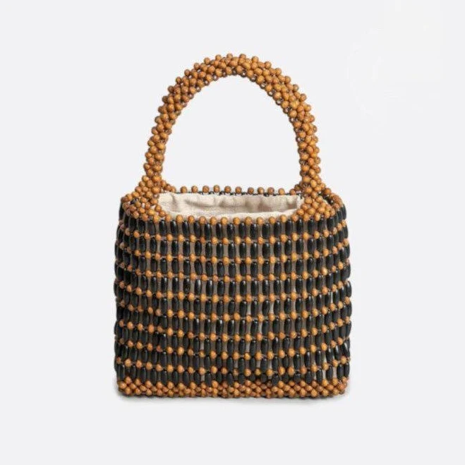 Wooden Bead Handbag