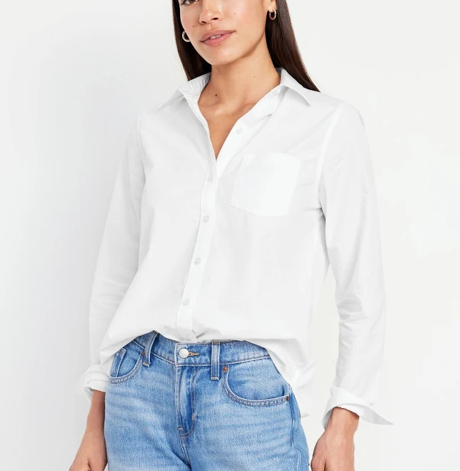 Old Navy Women's Classic Button-Down Shirt