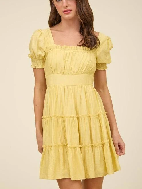 Smocked Mini Dress