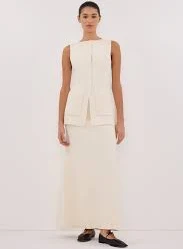 Dissh Ava Longline Knit Midi Skirt