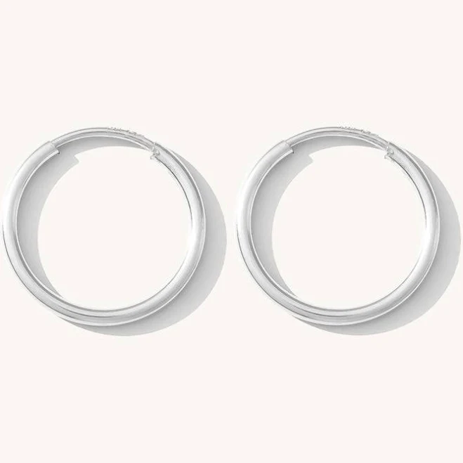 Thin Hoop Earrings