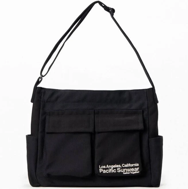 Pacific Sunwear Utility Crossbody Tote Bag