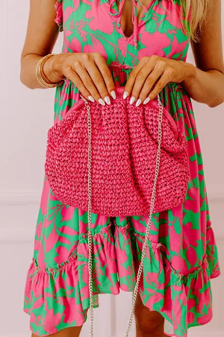 Coral Cove Woven Crossbody