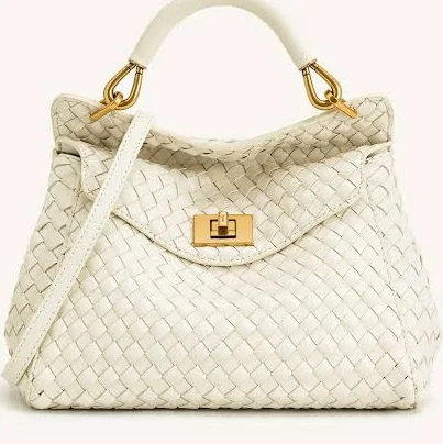 Lucia Classic Top Handle Woven Bag