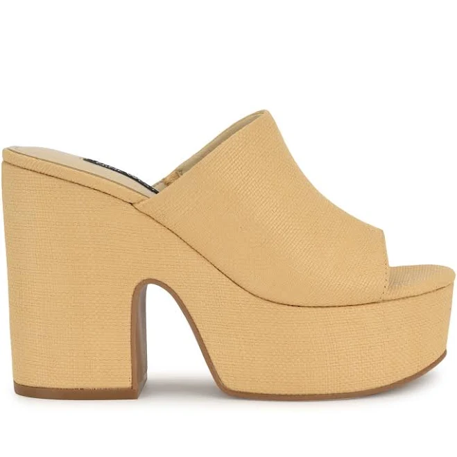Nine West Women's Olley Platform Slide Sandals