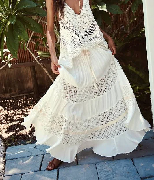 Free People Swept Away Maxi Skirt