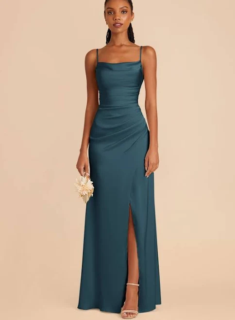 Birdy Grey Lydia Matte Satin Bridesmaid Dress