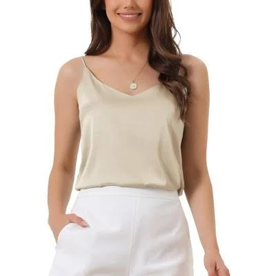 Women's Silk Satin V-Neck Camisole