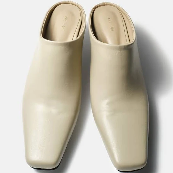 Square Toe Mule Heels