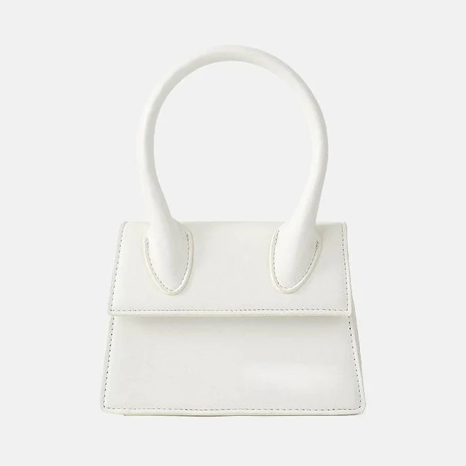 Women's Vegan Leather Mini Top Handle Bag