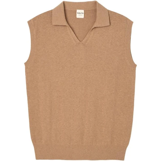 Salts Women's Cashmere Polo Collar Tank