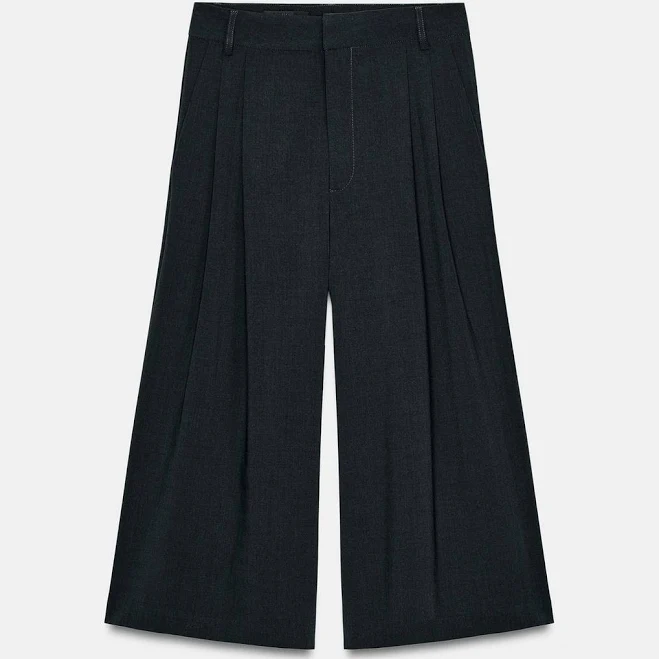 Zara Wide Pleated Shorts